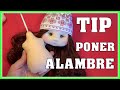TIP, COMO PONER ALAMBRE DEL CUELLO súper FÁCIL para muñecas, video -466