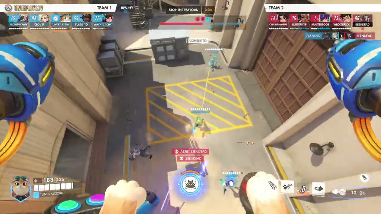 Dva 36/4 by TUNDRA53206 — Overwatch Replay BPSJHY