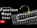 What are the use of Function Keys F1 to F12 on ... - YouTube