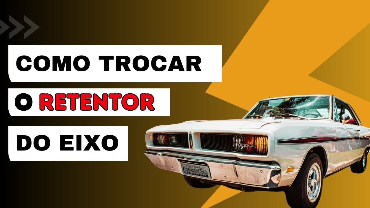 COMO TROCAR O RETENTOR DO DIFERENCIAL DO EIXO DO SEU CARRO