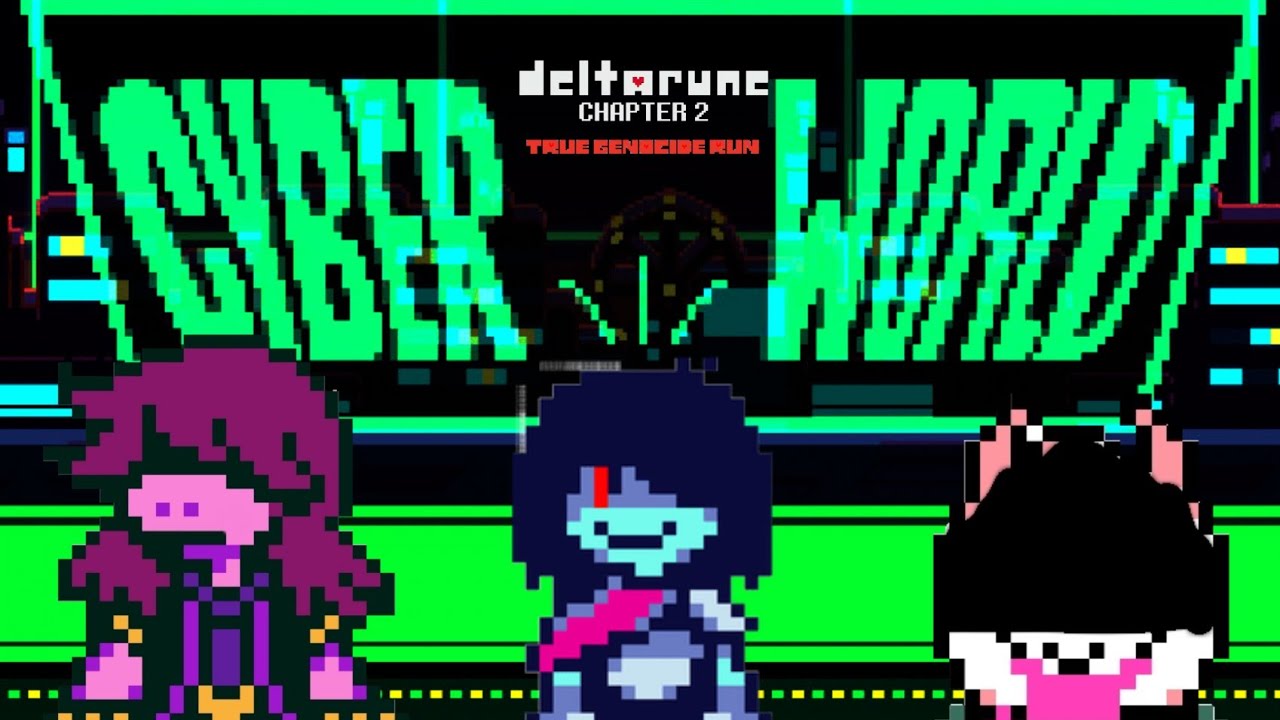 Deltarune chapter 2 OST | Spoiled world | True genocide run