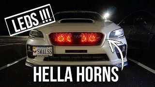 LED Hella Horns Lights  Subaru WRX STI 