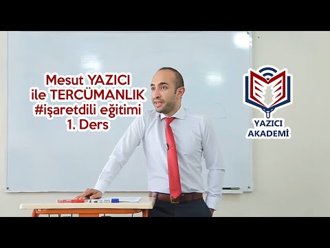 Yazıcı Akademi 200 Saat Türk İşaret Dili (1. Ders)