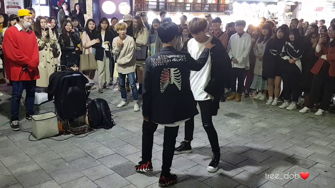 180414 홍대공연 디오비(dob) 효진&상윤 / 트러블메이커(Trouble Maker) - 트러블 메이커(Trouble Maker)