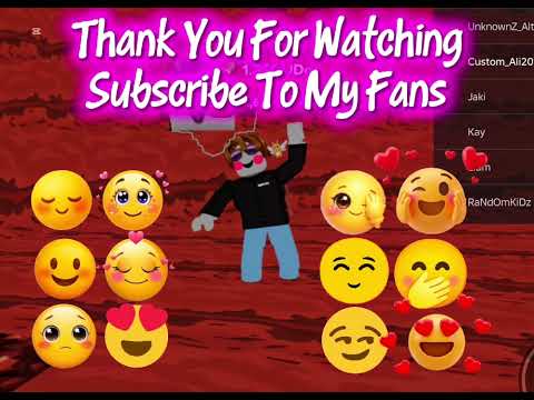 New Outro With Smile Emoji In Roblox 😍😏