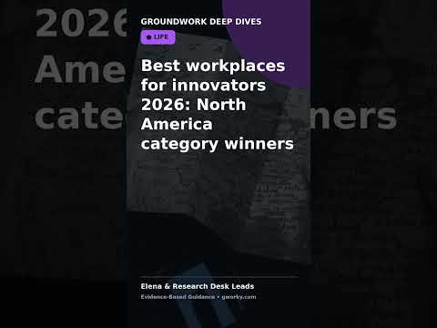 Best workplaces for innovators 2026: North America category winners