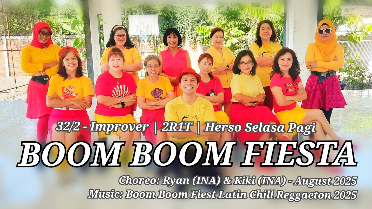 Boom Boom Fiesta Line Dance | Improver | @rqlinedance (INA) - August 2025