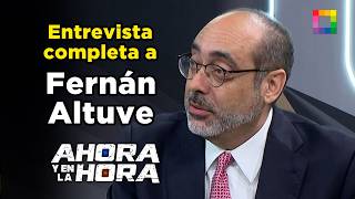 Ahora y en la Hora - FEB 27 - ENTREVISTA COMPLETA A FERNÁN ALTUVE | Willax