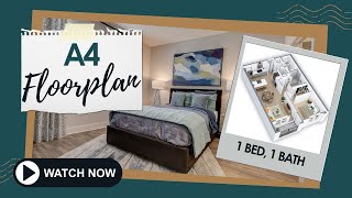 A4 Floorplan | 1 Bedroom