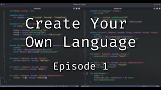 Create a Programming Language - Episode 1: Error Handling