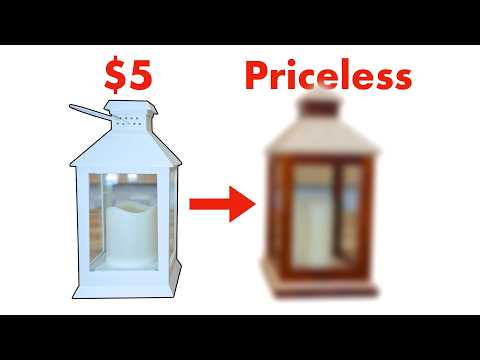 I Copied a Cheap Plastic Lantern out of Hardwood