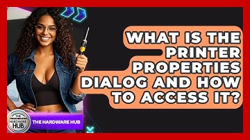 What Is The Printer Properties Dialog And How To Access It? - The Hardware Hub