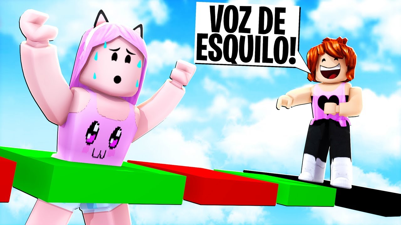 Roblox - SE MORRER A VOZ FICA FINA (TENTE NÃO RIR)