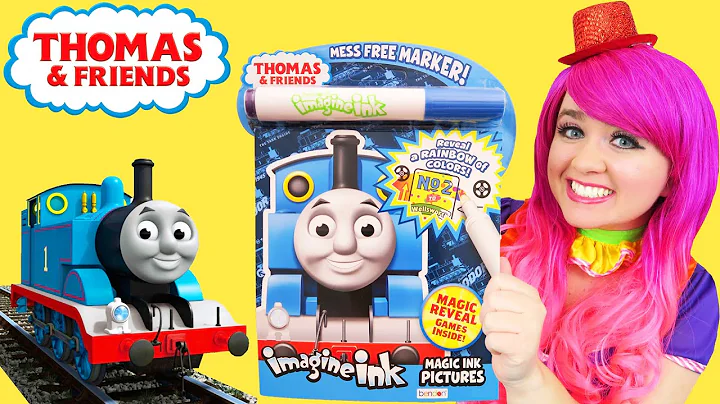 Coloring Thomas & Friends Magic Ink Coloring Book ...