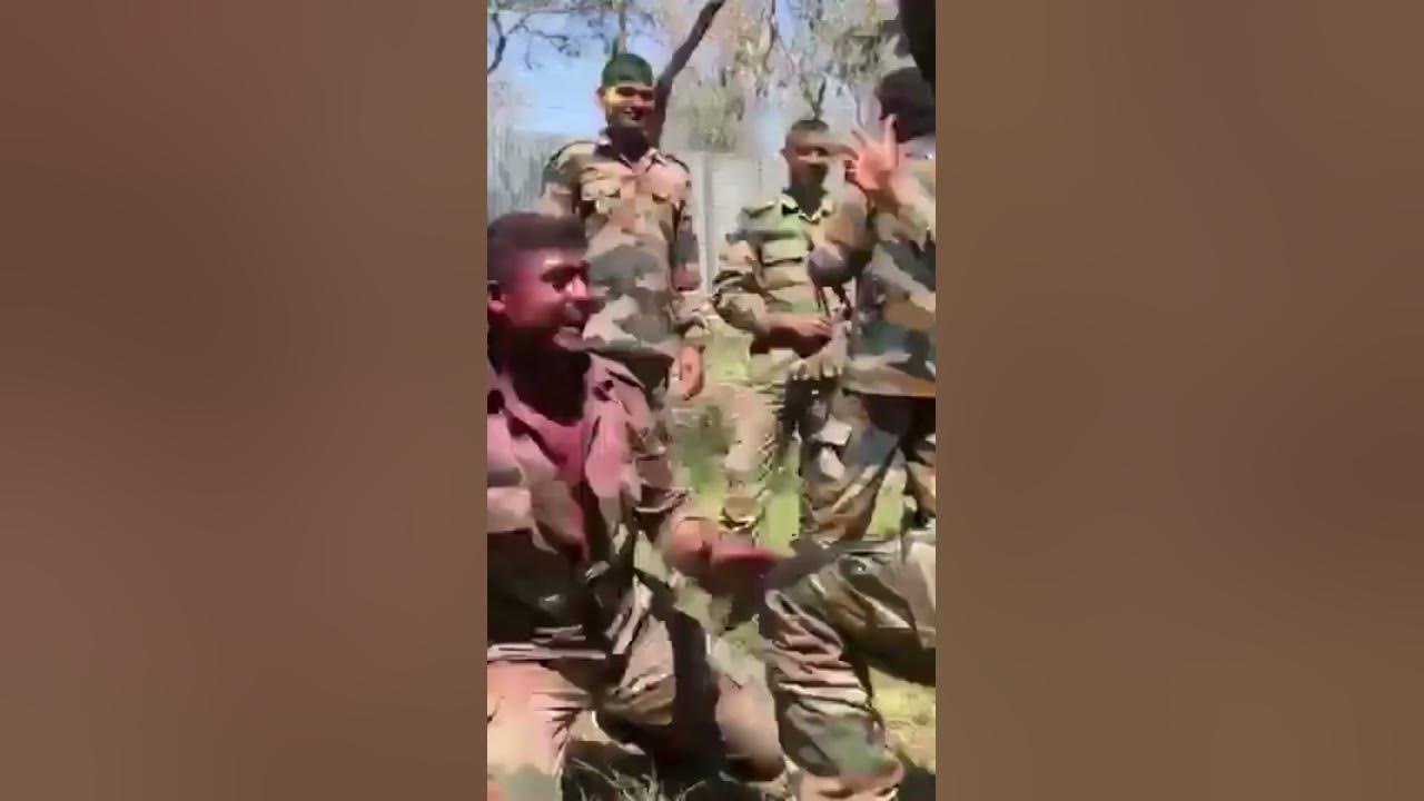 indian army holi photos
