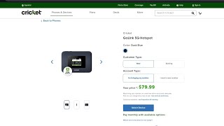 Cricket GoLink 5G Hotspot – Fast Portable Internet Anywhere!