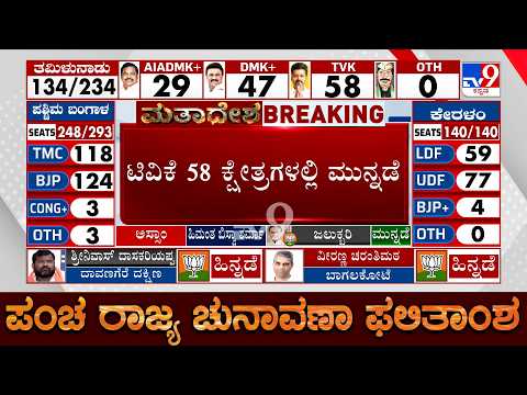 Tamil Nadu Election 2026 Results: ತಮಿಳುನಾಡಿನಲ್ಲಿ ಡಿವಿಕೆ ಭರ್ಜರಿ ಕಮಾಲ್