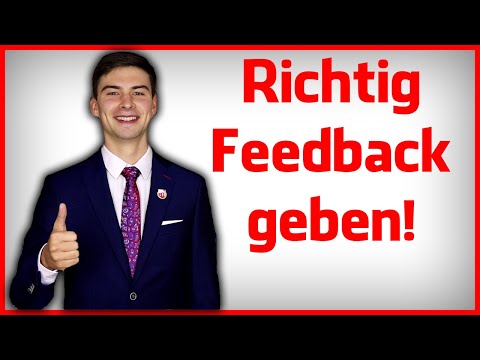 Video: Wie kann man Kollegen konstruktives Feedback geben?