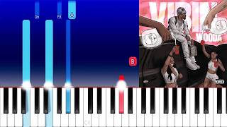 Wxoda - Vibin (Piano Tutorial)
