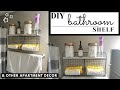 DIY Bathroom Shelf + New Apartment Decor!