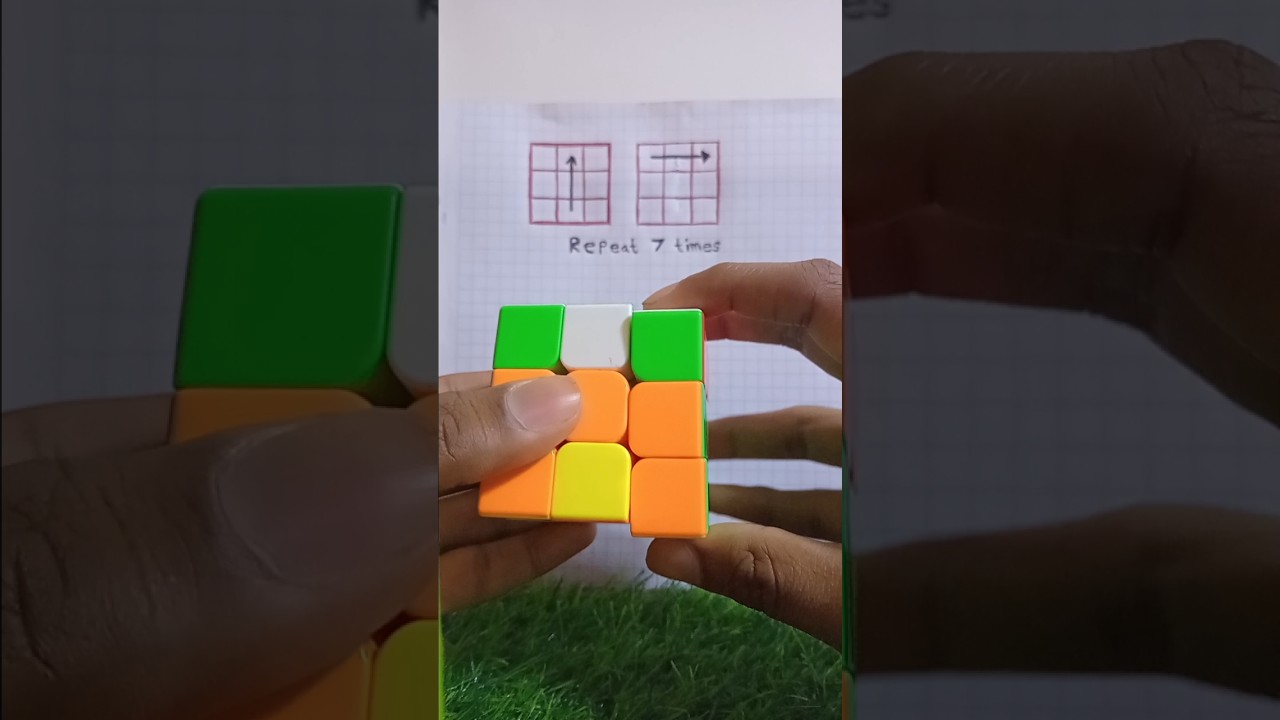 New magic tricks repeat 7 times solve rubik's cube 😉❤️ #rubikscube #viralshorts #CaptainTech