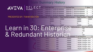 Learn in 30: Enterprise & Redundant Historian