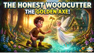 The Honest Woodcutter  | Bedtime Story for Kids | Moral Story About Honesty | Story time for kids