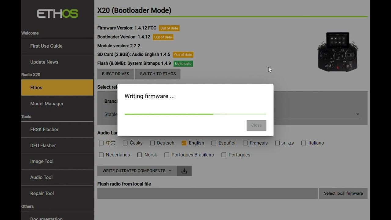 FrSky EthosRealtime Ethos Suite Update & Internal Module update YouTube