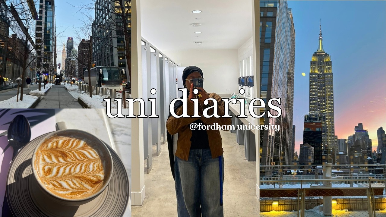 my last days at Amazon + first week of the semester 📓 | productive nyc college vlog