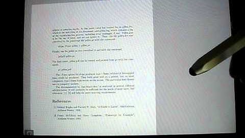 ZoomNotes annotating a PDF file
