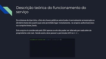 Introdução e demonstração de Protocolo SSH (Secure Shell)