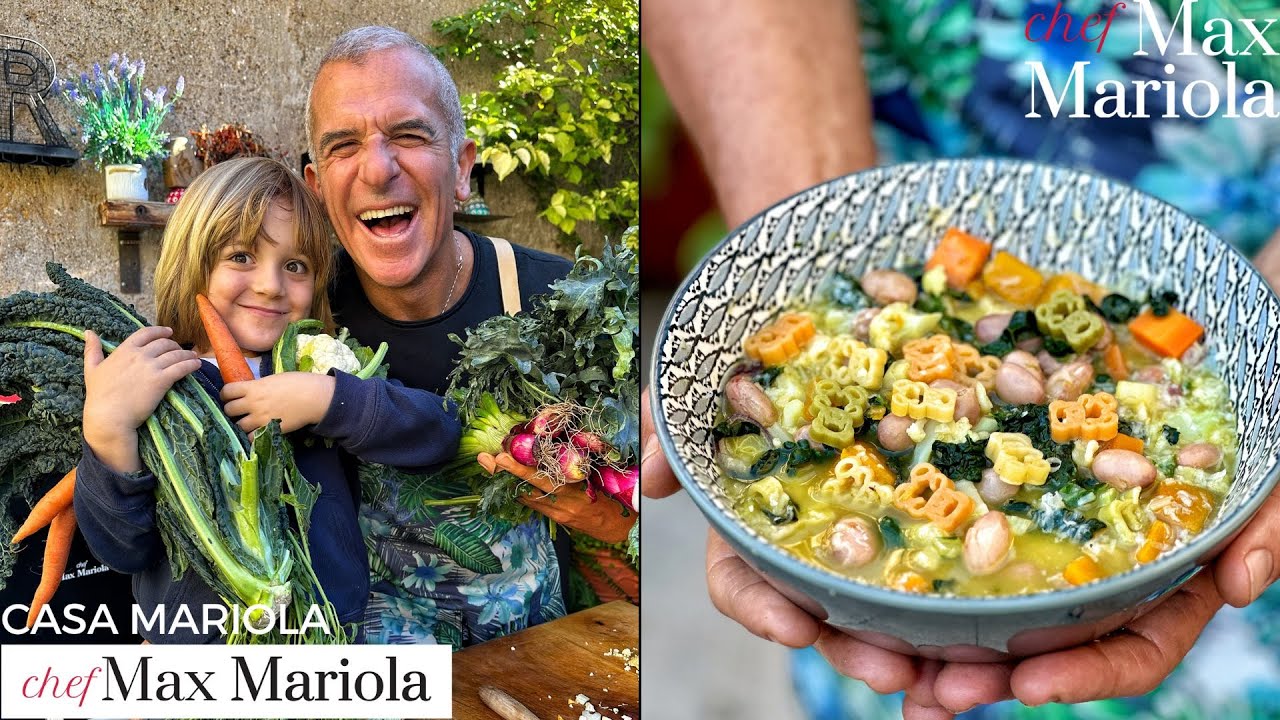 MIXED VEGETABLE SOUP and Pasta (CHILDREN WILL LOVE IT!) Recipe by Chef Max  Mariola and Mariuccio 
