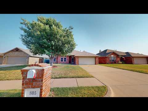 805 Canyon Drive, Yukon, OK home video tour