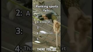 Ranking sports fails 😂 #shorts #viralvideo #funny #fails #ranking #fyp