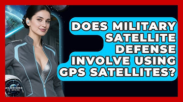 Does Military Satellite Defense Involve Using GPS Satellites? | Warriors In Space