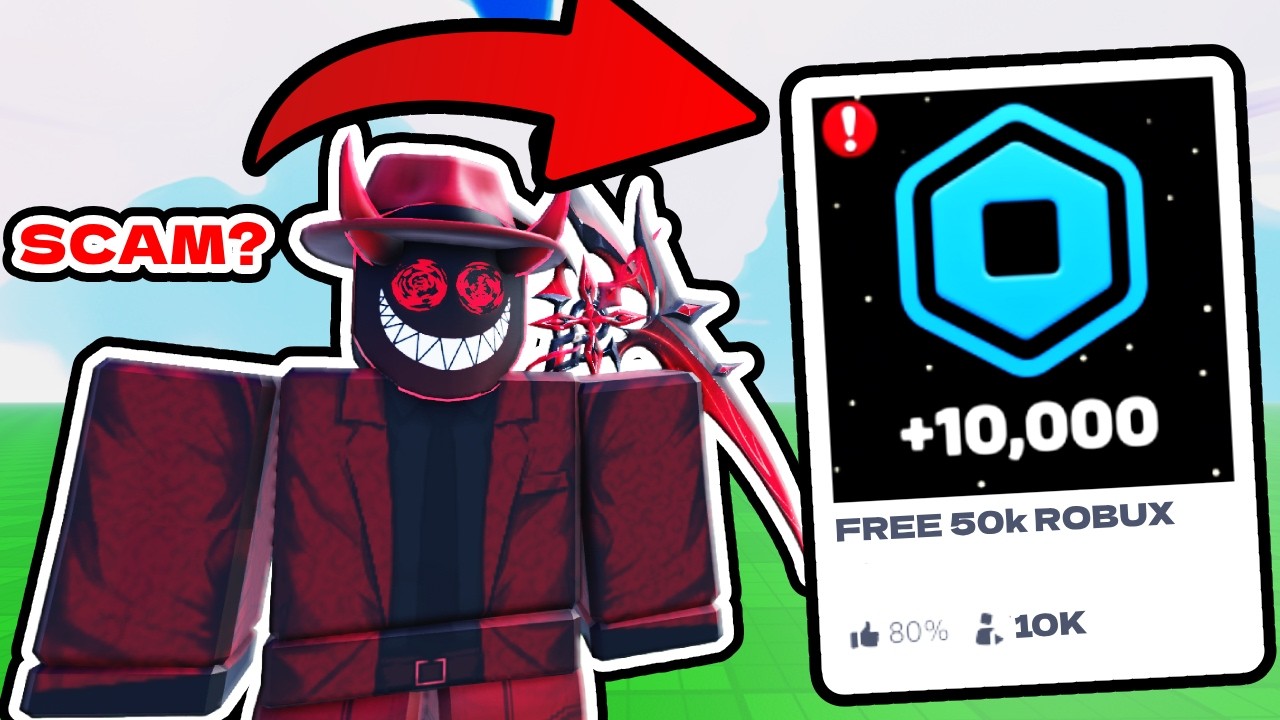 Playing fake roblox scam games to see if i get robux - YouTube