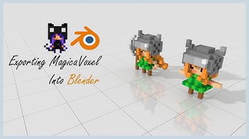 3 Methods for Exporting MagicaVoxel Models into Blender - Prep for Rigging/Animating