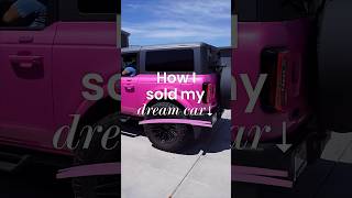 Selling my DREAM car!