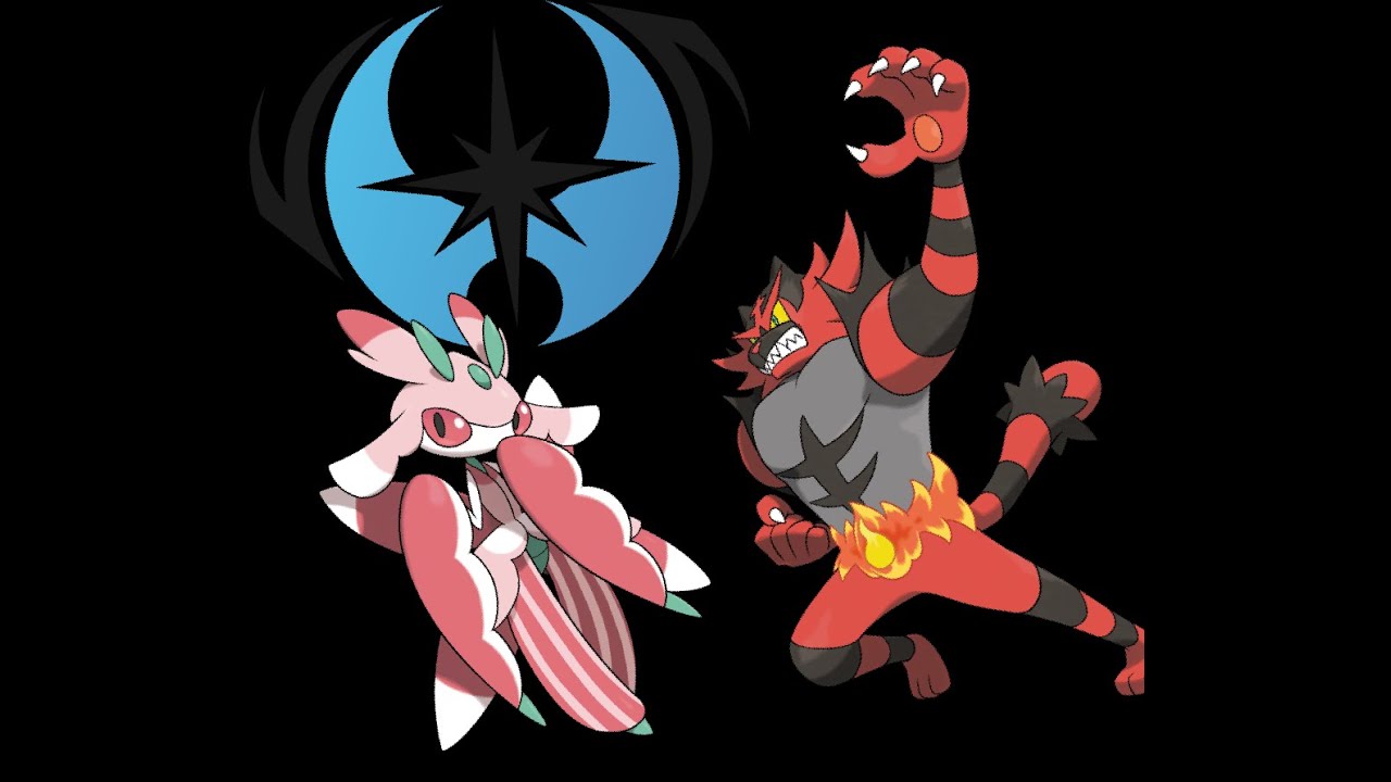 Beating totem lurantis with only my starter. (pokemon ultra moon)