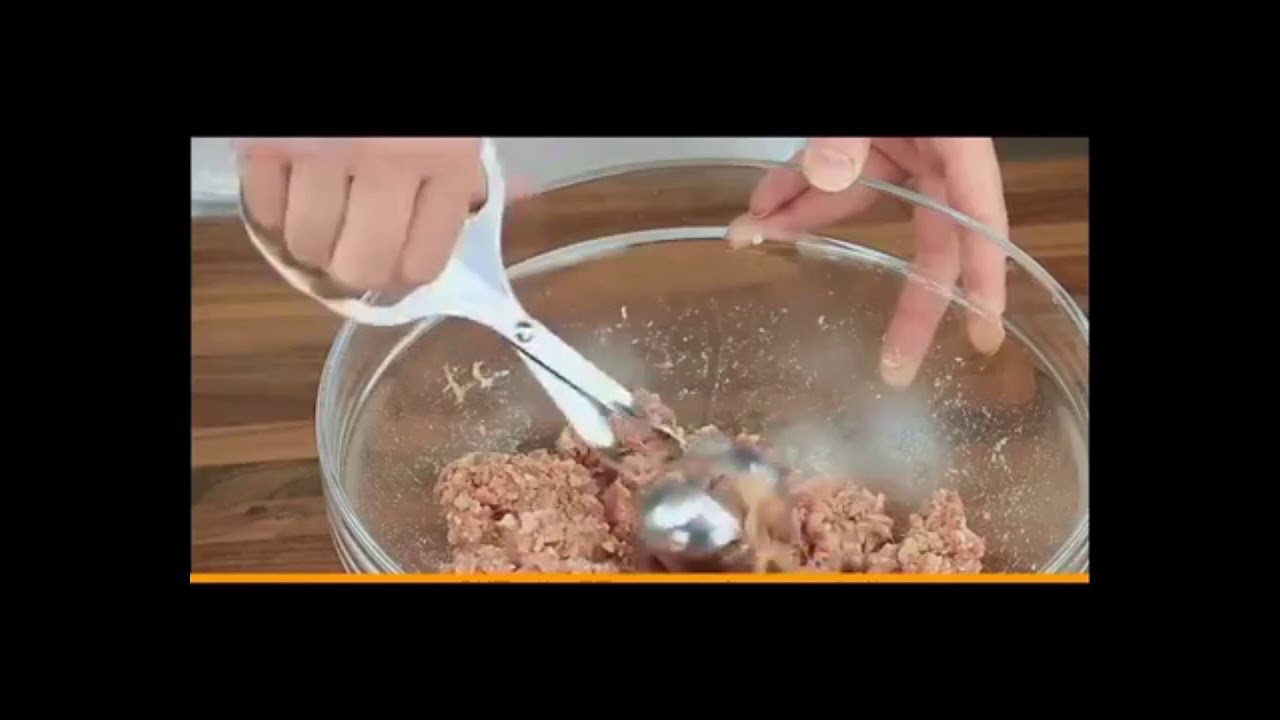 Stainless Steel Meatball Scoop 