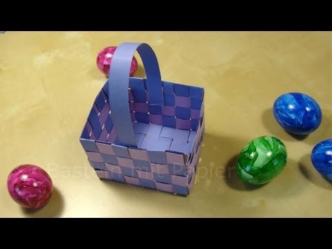 Video: Wie Erstelle Ich Einen Osterkorb Aus Pappe