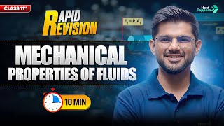 Mechanical Properties of Fluids | CBSE Class 11th Physics | Full Chapter in 🔟 Min | Rapid Revision screenshot 2