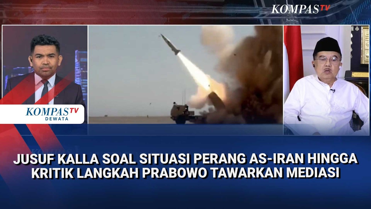 Blak Blakan! Jusuf Kalla Soal Situasi Perang AS Iran
