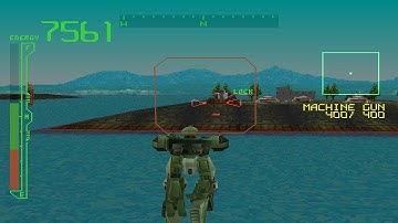 Armored Core 1 - Easy Run - Remove Gun Emplacement