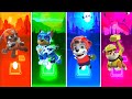 Paw Patrol 🐾 - Chase 🆚 Rubble 🆚 Rocky 🆚 Zuma 🎶 Tiles Hop Edm Rush
