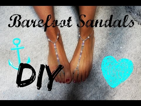 Barefoot Sandals DIY How To | Crafty Bride Series - YouTube