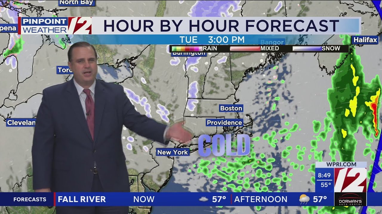 WPRI 12 Weather Forecast for 11/10/25: Showers, drizzle and fog today ...
