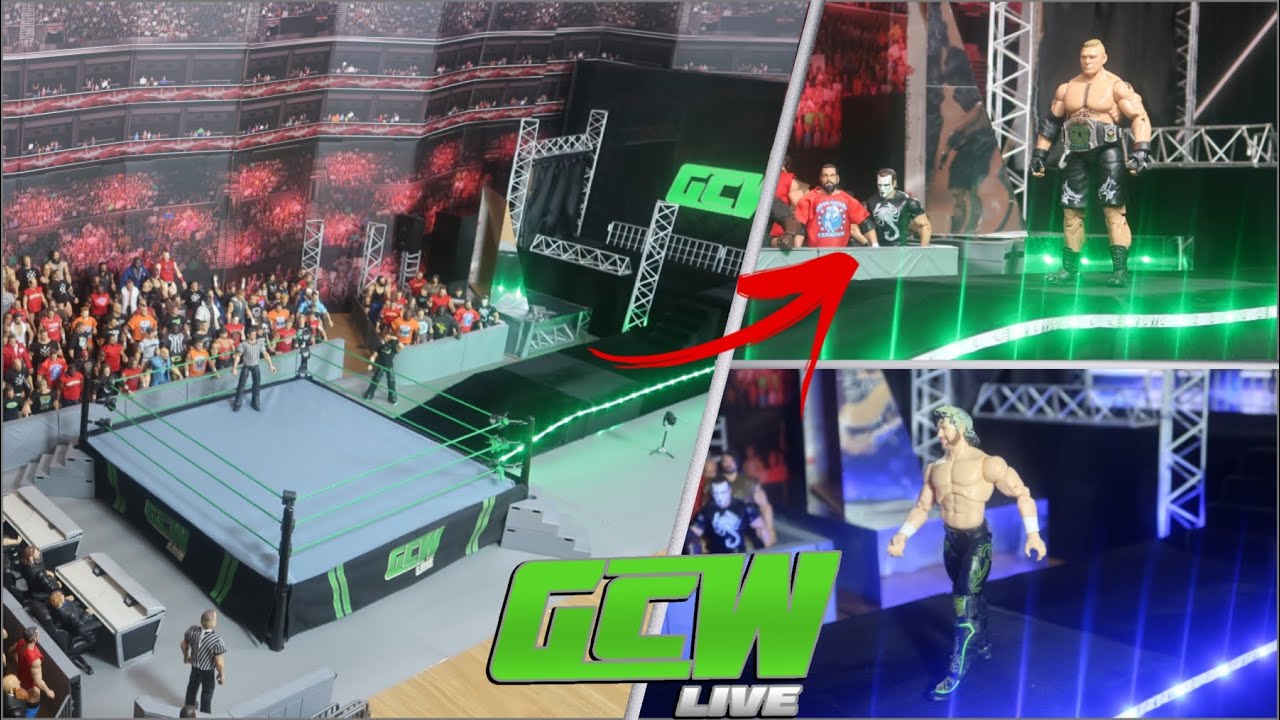 THE BIGGEST WWE ACTION FIGURES ARENA EVER! YouTube