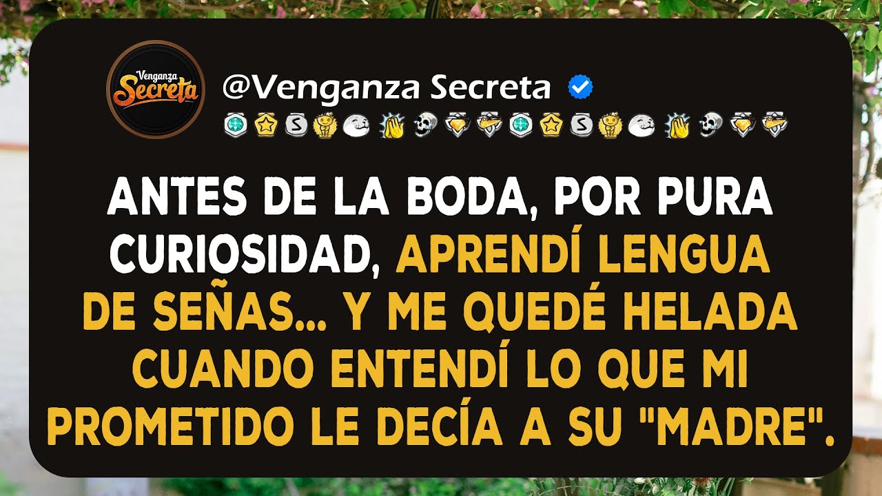 Antes de la boda, aprendí lengua de señas... y me quedé helada después de entender las palabras de..