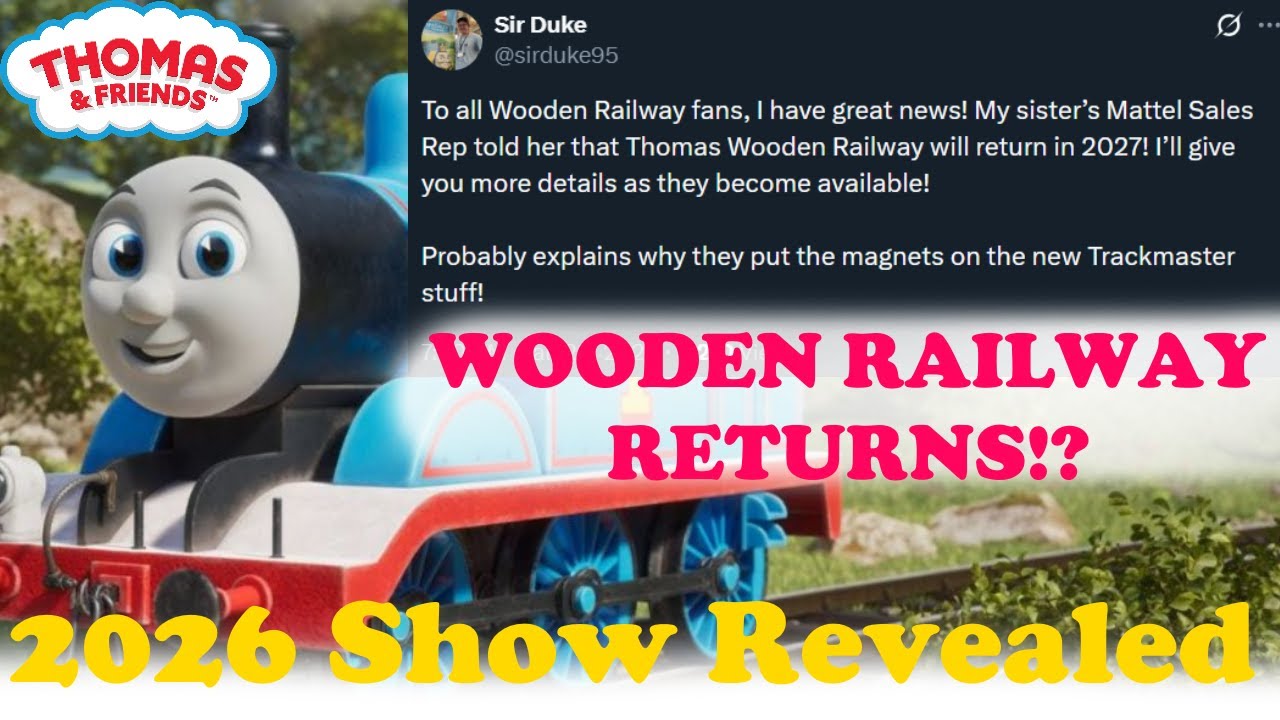 Представлены планы шоу «Томас и друзья» на 2026 год | Деревянная железная дорога возвращается!?